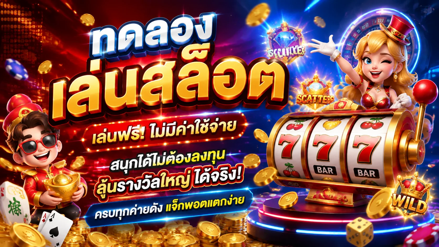 ทดลองเล่นสล็อตฟรี Boost168 ทุกค่ายดัง ไม่ต้องสมัคร ไม่ต้องฝากเงิน